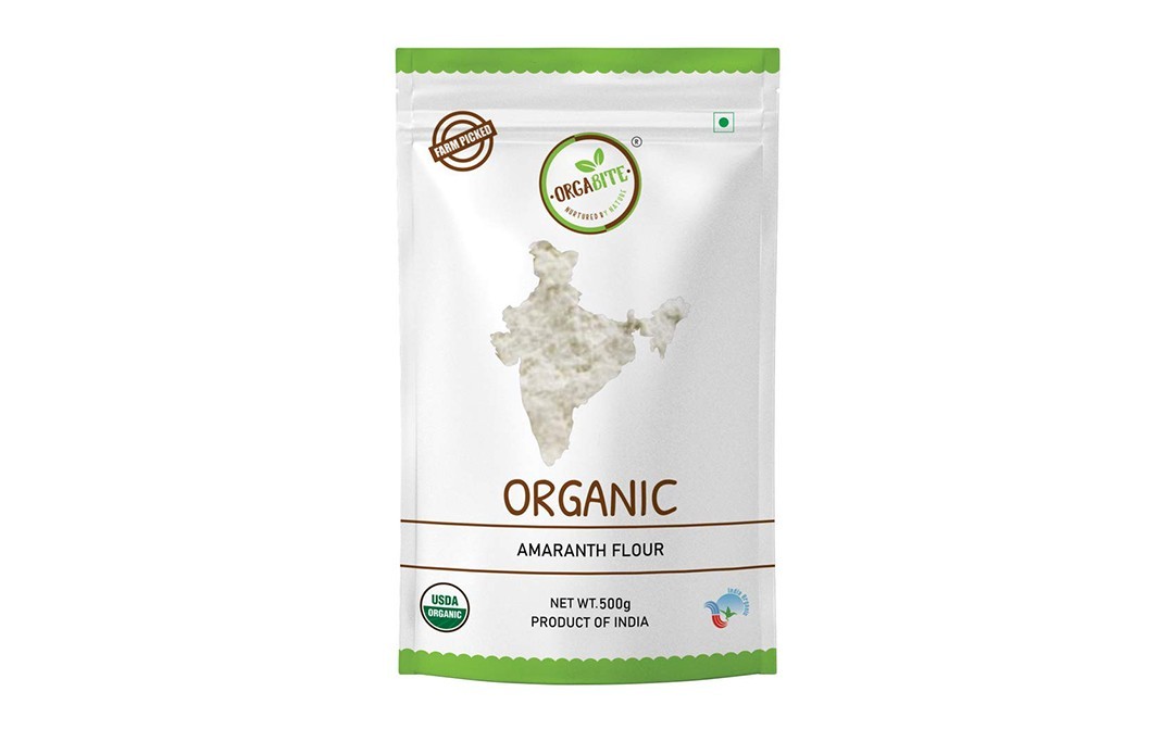 Orgabite Organic Amaranth Flour    Pack  500 grams